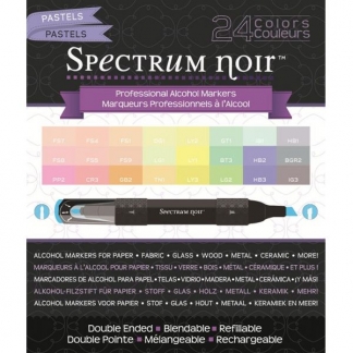 Spectrum Noir Alcohol Markers - Pastels24 set - NY GENERATION